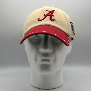 Mitchell & Ness Alabama Crimson Tide "Dune" Dad Hat - Terry Cloth Script A